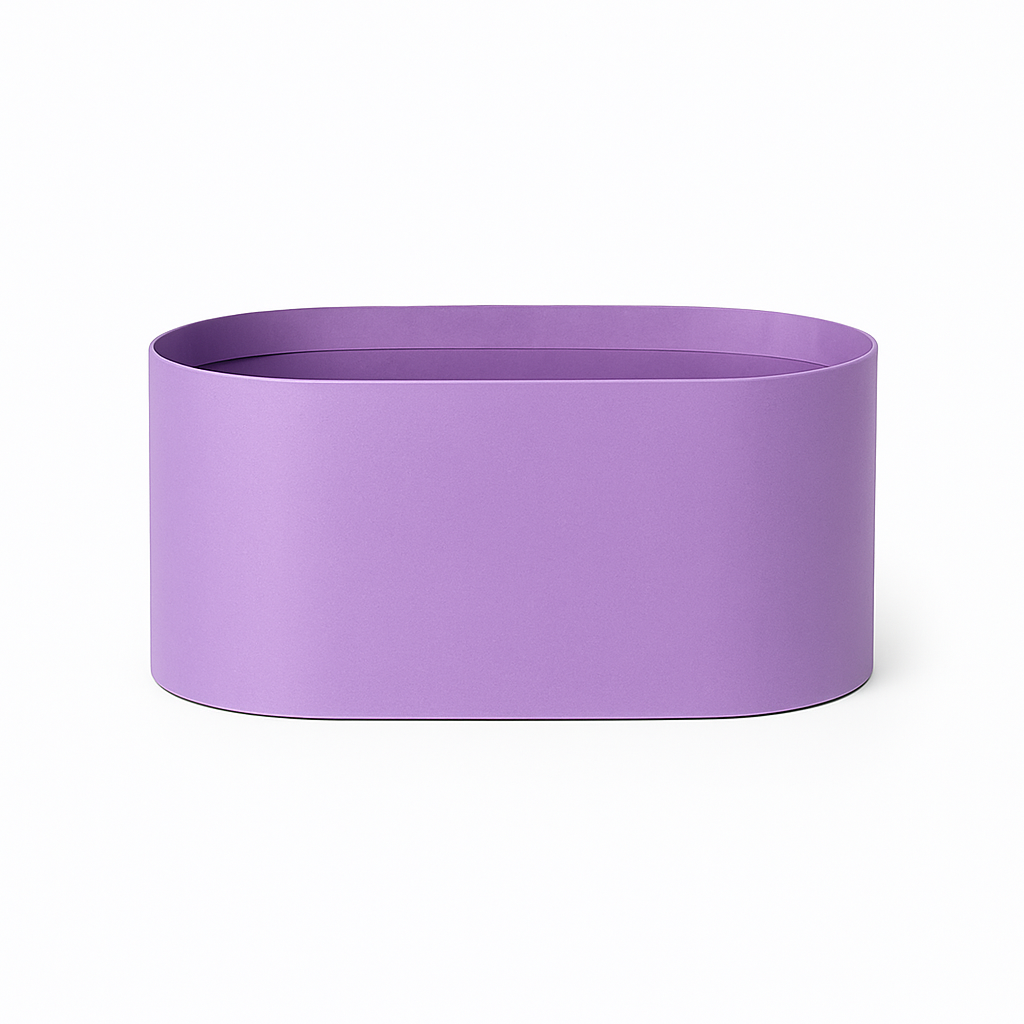 Caja ovalada