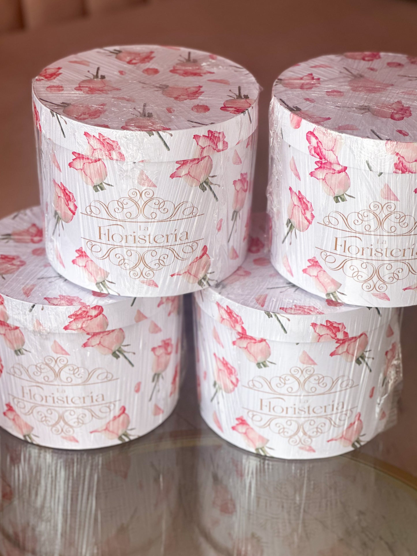 20cm estampado rosas