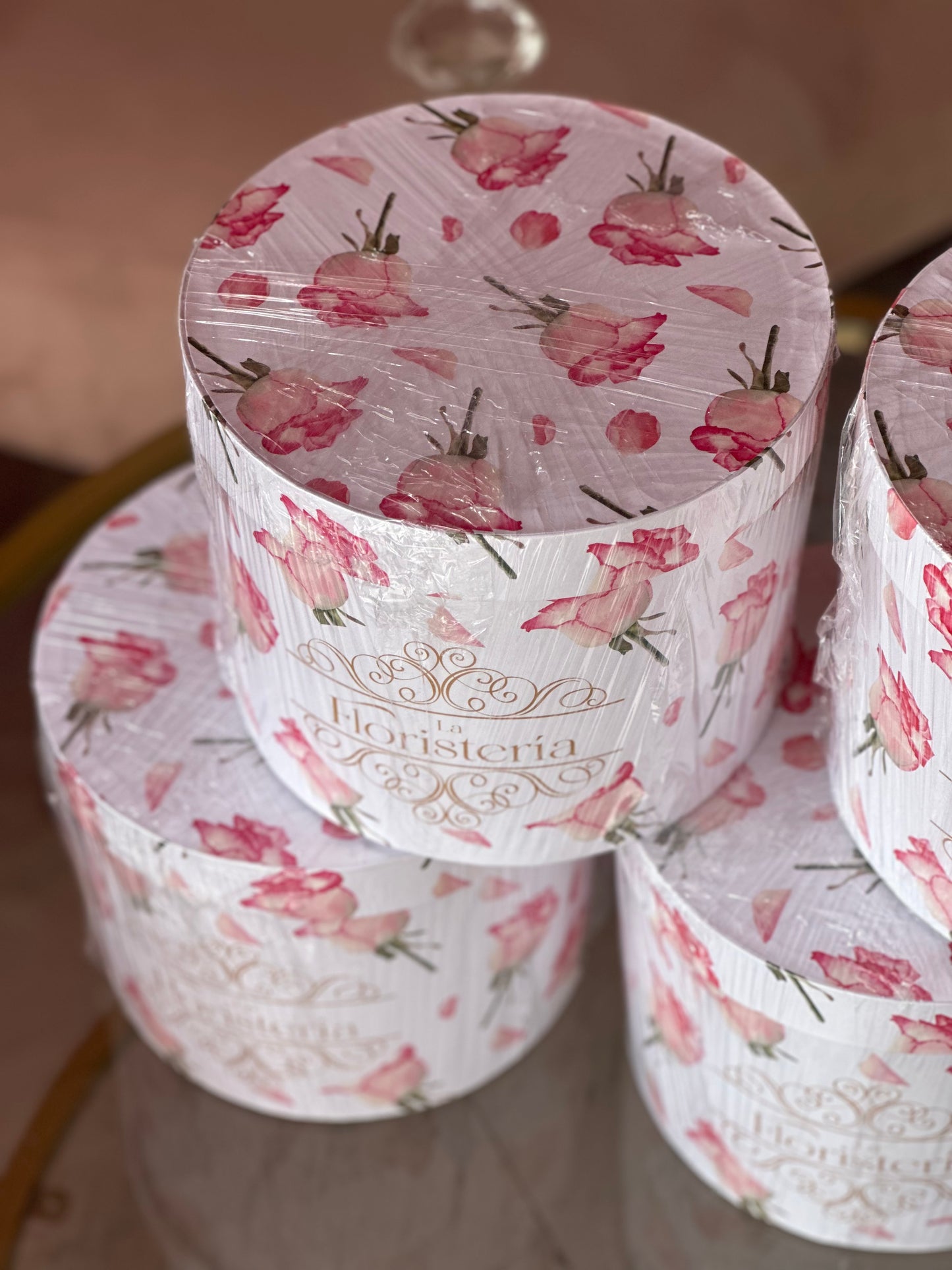 20cm estampado rosas
