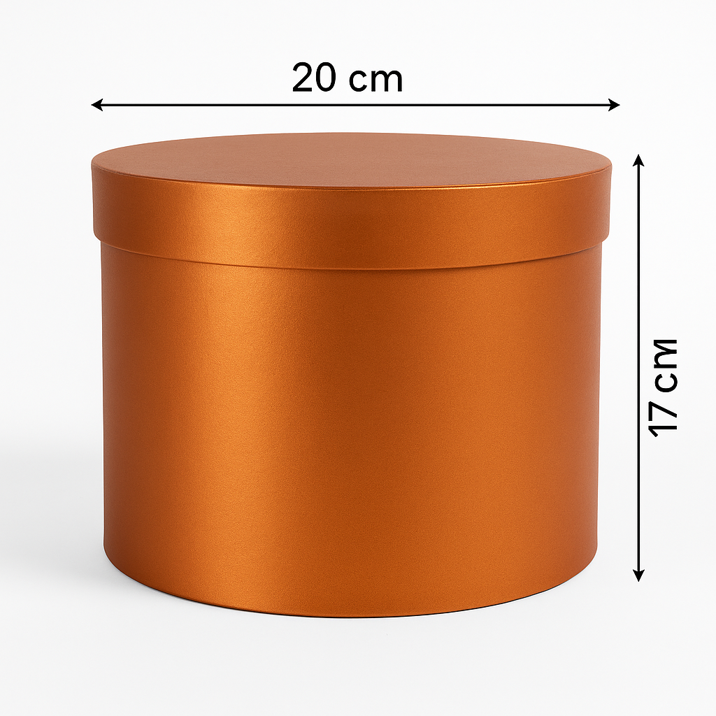 Caja redonda 20cm