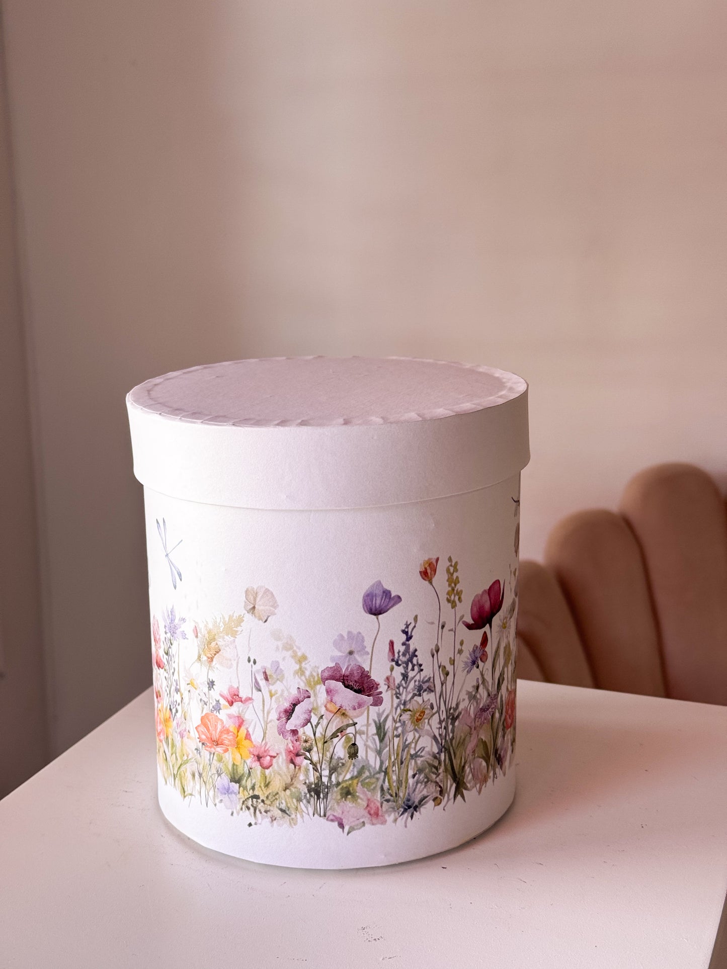 Caja estampado jardin