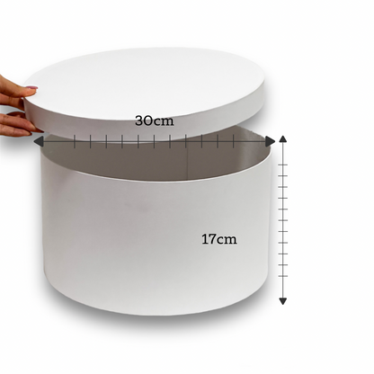 Caja redonda 30cm