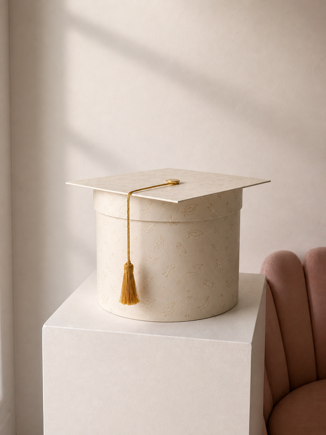 Birrete 20cm  (estampado beige)