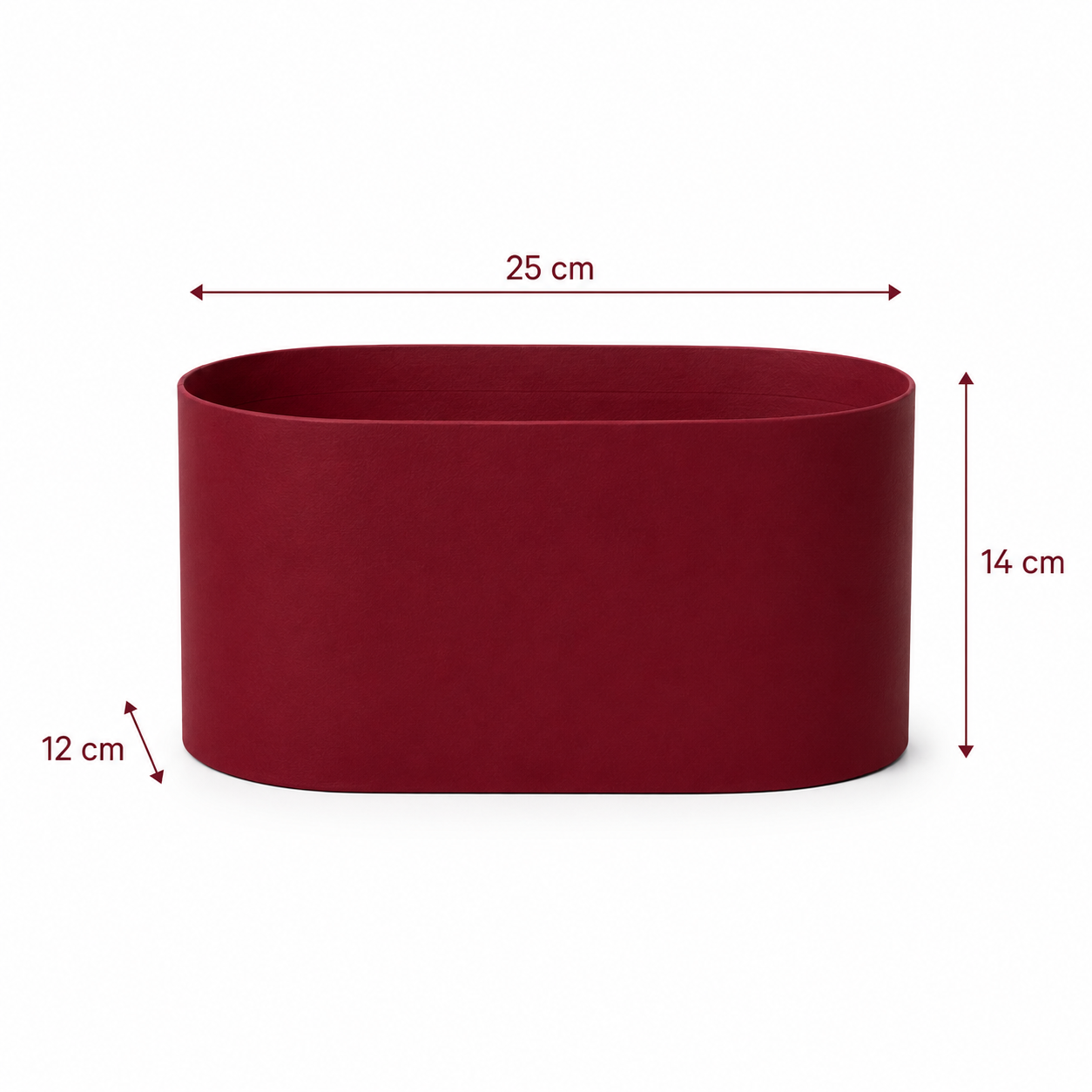 Caja ovalada mini