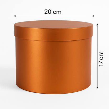 Caja redonda 20cm