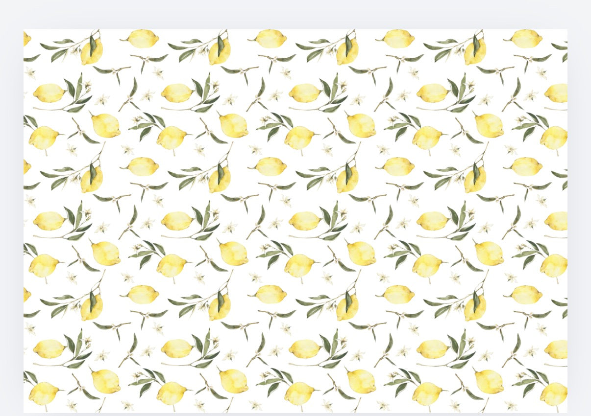 Caja 20cm diseños amarillos