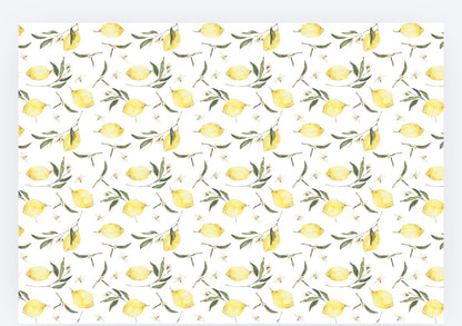 Caja 20cm diseños amarillos