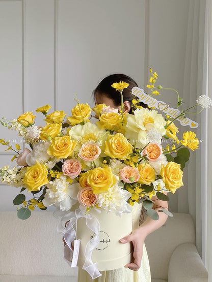 Caja redonda 20x20cm